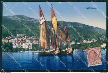 Croazia Abbazia cartolina QZ9107