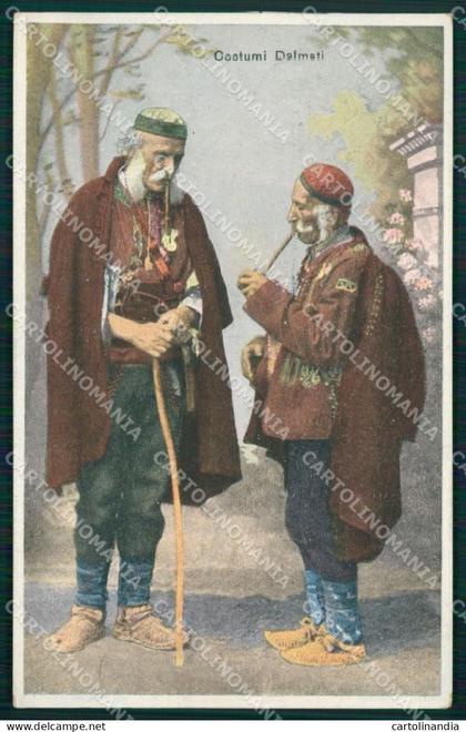 Croazia Zara Costumi cartolina QT4109