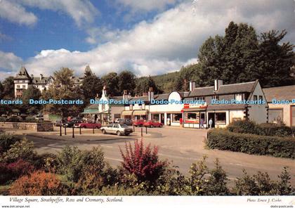 D114574 Village Square. Strathpeffer. Ross and Cromarty. Scotland. Ernest J. Coo