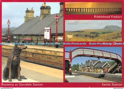 D116183 Ruswarp at Garsdale Station. Settle Station. Multi View
