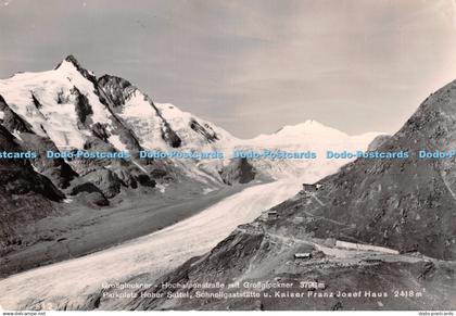 D122485 Grossglockner Hochalpenstrasse mit Grossglockner Parkplatz Hoher Sattel