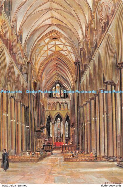 D123858 Evensong at Salisbury Cathedral Friends of Salisbury Cathedral W R Royle