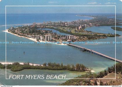 D124413 Fort Myers Beach John Hinde Curteich Suncoast Postcard