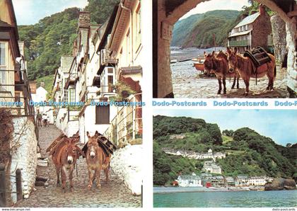D130593 Clovelly Up a long Crazy Kates Cottage Clovelly from Bay Judges C 3022 X