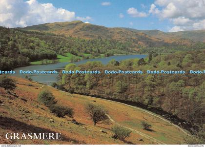 D130762 Grasmere Lake District Grasmere from Loughrigg J Salmon Cameracolour 201