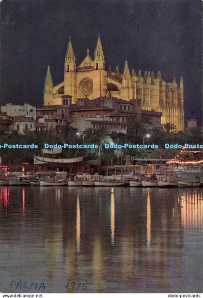 D132419 Mallorca Baleares Espana Palma Vista Nocturna de la Catedral Palma Fot P