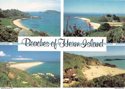 D133098 Beaches of Herm Island Herm Island Guernsey Press 1991 Multi View