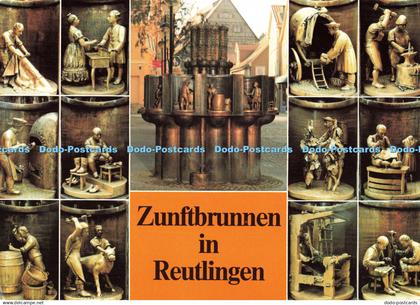 D136176 Zunftbrunnen in Reutlingen Reutlingen Dohm Nr A 374 Multi View