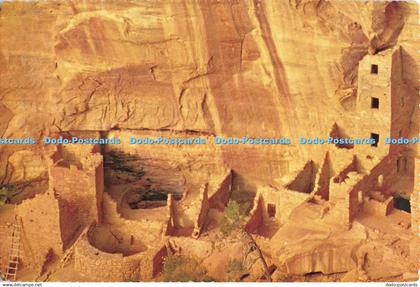 D136198 Mesa Verde National Park Square Tower Ruin Mesa Verde Mirro Kromo H S Cr