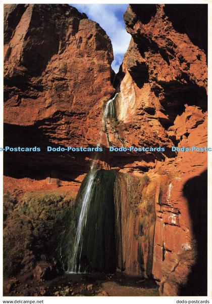 D138194 Arizona Ribbon Falls Grand Canyon Fred Harvey Herb McReynolds