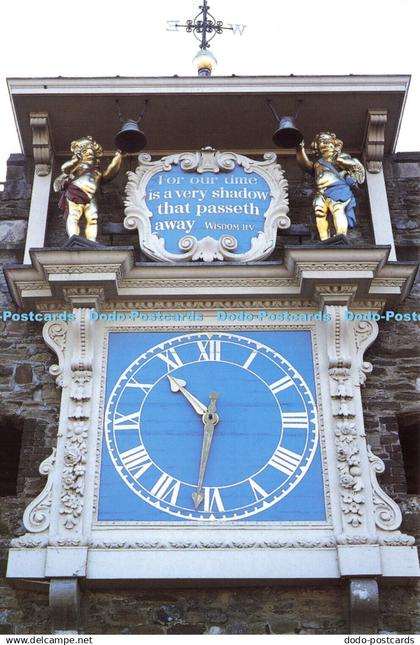 D167790 Rye. St. Mary Church. Clockface and Quarter Boys. Rye Parochial Church C