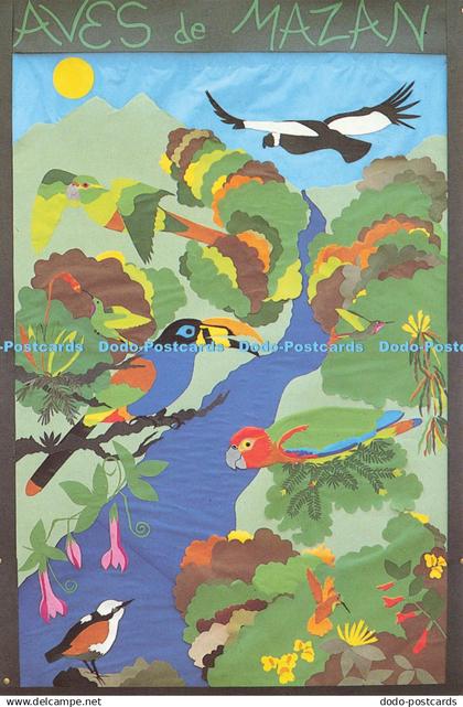 D193921 Birds of Mazan Aves de Mazan Rio Mazan Project Sale of this postcard hel