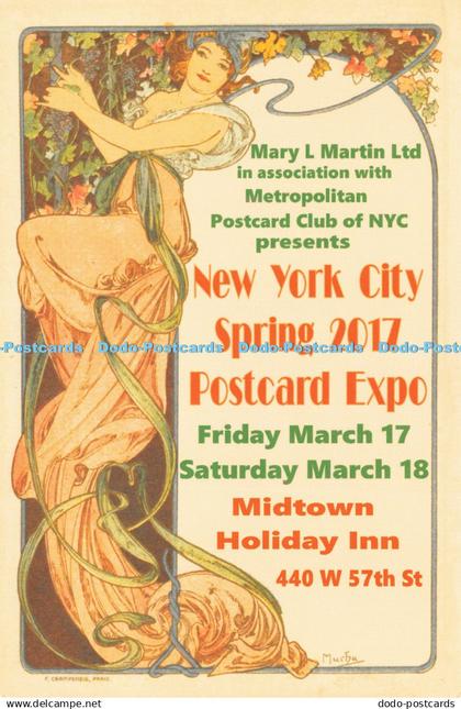 D193962 Mary L Martin Metropolitan Postcard Club of NYC presents New York City S