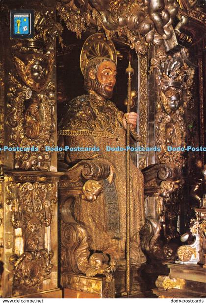 D196159 Santiago de Compostela Santiago Apostle Cathedral Main Altar Fisa Escudo