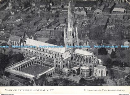 D199694 Norwich Cathedral Aerial View Norwich Union Insurance Societies