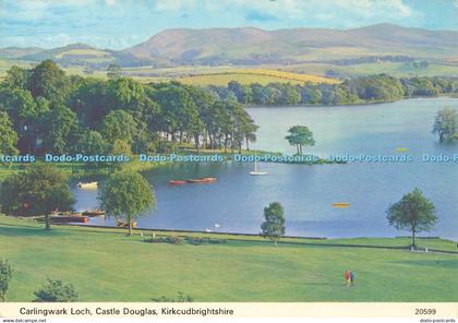 D201131 Kirkcudbrightshire Castle Douglas Carlingwark Loch Whiteholme Hail Caled