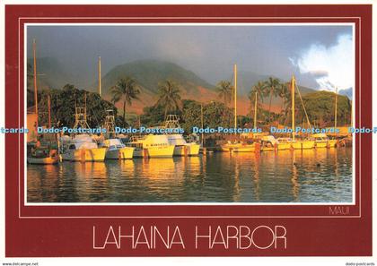 D203762 Maui Lahaina Harbor at Dusk Island Heritage Publishing L Guthrie 1992