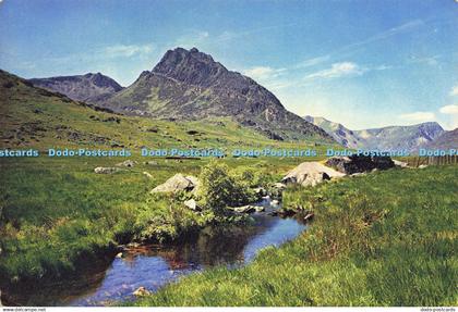 D211077 Caernarvonshire Tryfan From the East J Arthur Dixon