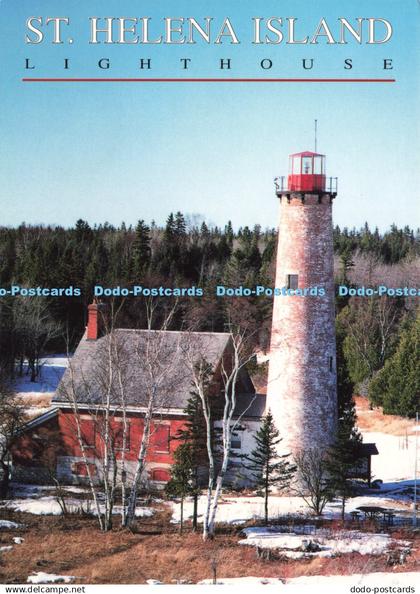 D214235 St Helena Island Lighthouse Perrin Souvenir Distributors
