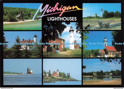D221469 Michigan Lighthouses Grand Island Round Island Point Iriquoix Perrin Sou