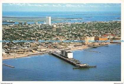 D224808 Galveston Texas Aerial View of Galveston and the Bay Front Area Astrocar