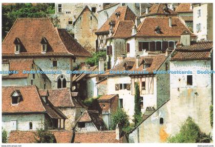 D225229 Village en Quercy Saint Cirq Lapopie Vue sur les Toits France Regard 201