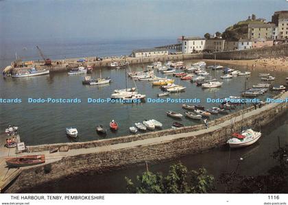 D225995 Pembrokeshire Tenby The Harbour Pembrokeshire Eye Postcards