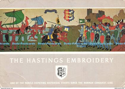 D232546 The Hastings Embroidery Battle of Hastings with the Hastings Coat of Arm