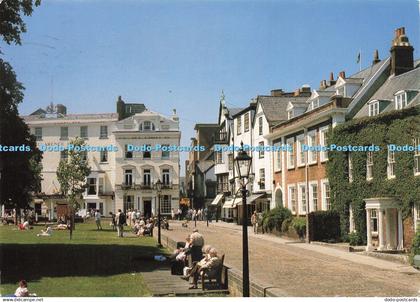 D233621 Exeter Devon Exeter Cathedral Close Judges Postcards Ltd C 8541 1986