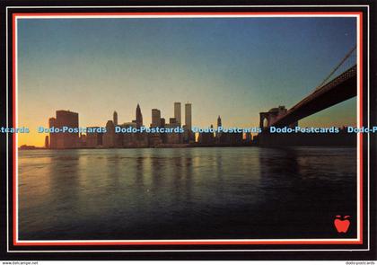 D234552 New York City Brooklyn Bridge and The Lower Manhattan Skyline Manhattan