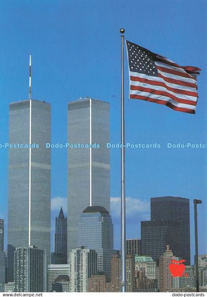 D235388 New York City World Trade Center The Twin Towers Manhattan Post Card App