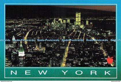 D239181 New York Looking South High Over Midtown Manhattan Manhattan Post Card A