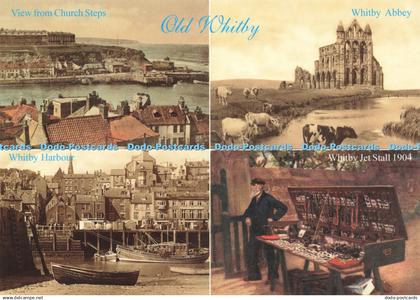 D246223 Old Whitby Whitby Abbey Beachcomber Cards Multi View