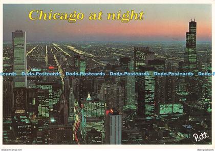 D248394 Illinois Chicago at Night Pitt Chicago Prints