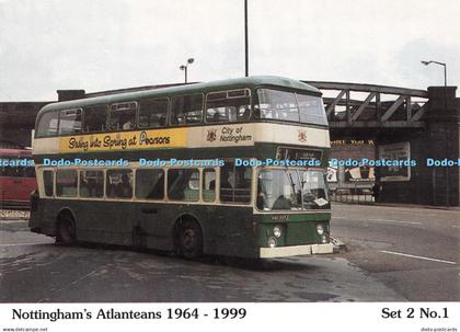 D250335 Nottingham Atlanteans 1964 Set 2 No 1 Nottingham City Transport