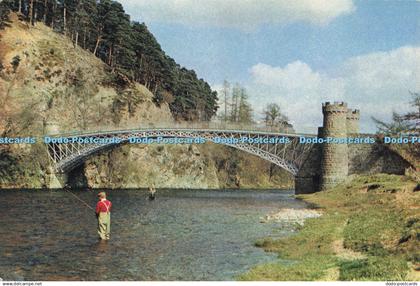 D251576 Banffshire Craigellachie River Spey Craigellachie Bridge J Arthur Dixon