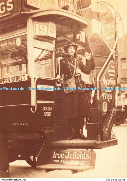 D255852 Bus Conductorette Camden Graphics BBC Hulton Picture Library