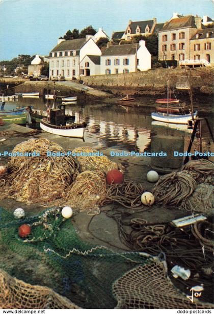 D259645 Le Petit Port de Doe an en Clohars Carnoet Art Jos 1987