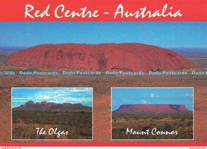 D261059 Australia Red Centre The Olgas Mount Connor Aus Scenes Souvenirs Multi V