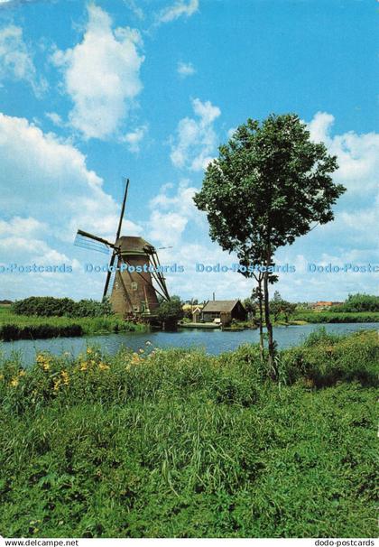 D264003 Dutch Windmill Kinderdijk Gebr Spanjersberg