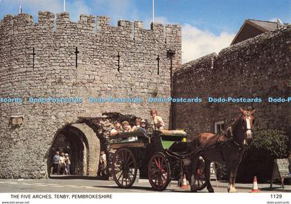 D266232 Pembrokeshire Tenby The Five Arches Pembrokeshire Eye Postcards