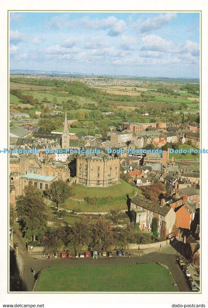 D272057 Durham Castle and City From Durham Cathedral Tower J Arthur Dixon Brian