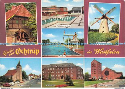 D273038 Grusse aus Ochtrup in Westfalen Freibad Schulzentrum Muhle am Berg Krapo