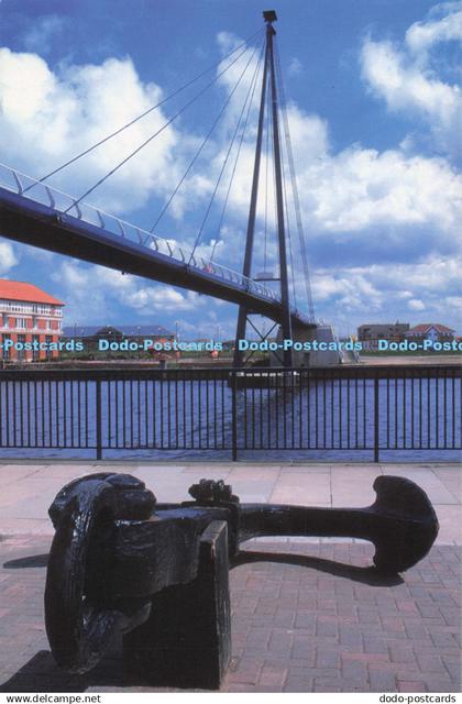 D275451 Millennium Bridge and Anchor Dennis Weller Stockton on Tees Borough Coun