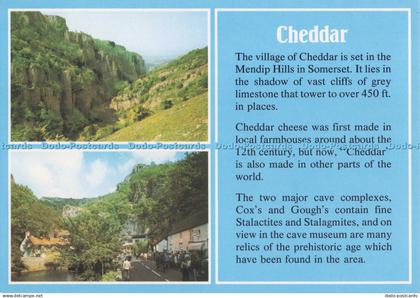 D276543 Cheddar Gorge Somerset Cheddar Village J Arthur Dixon