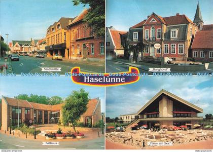 D283203 Haselunne Stadtmitte Burghotel Rathaus Haus am See Krapohl Multi View