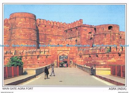 D283662 India Agra Main Gate Agra Fort India Cards