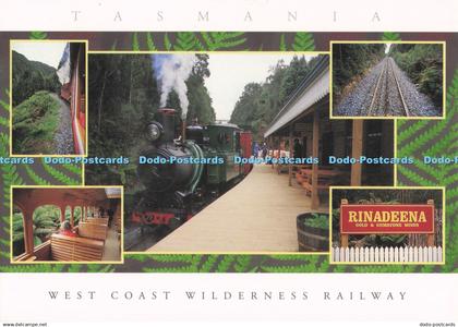 D287346 West Coast Wilderness Railway Rinadeena Tasmanian Postcards and Souvenir