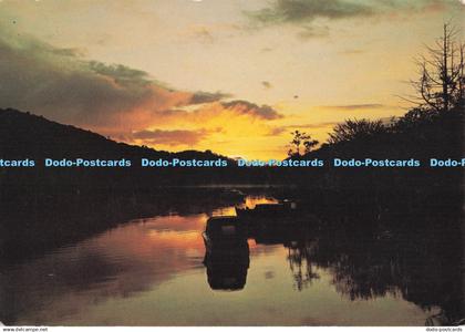 D288887 Dunbartonshire. Sunrise Over Loch Lomond. J. Arthur Dixon