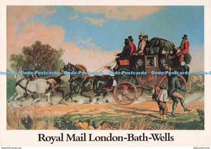 D289497 Royal Mail London Bath Wells. Bath Postal Museum. Unichrome of Bath